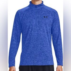 Under Armour Men's Blue half zip pullover